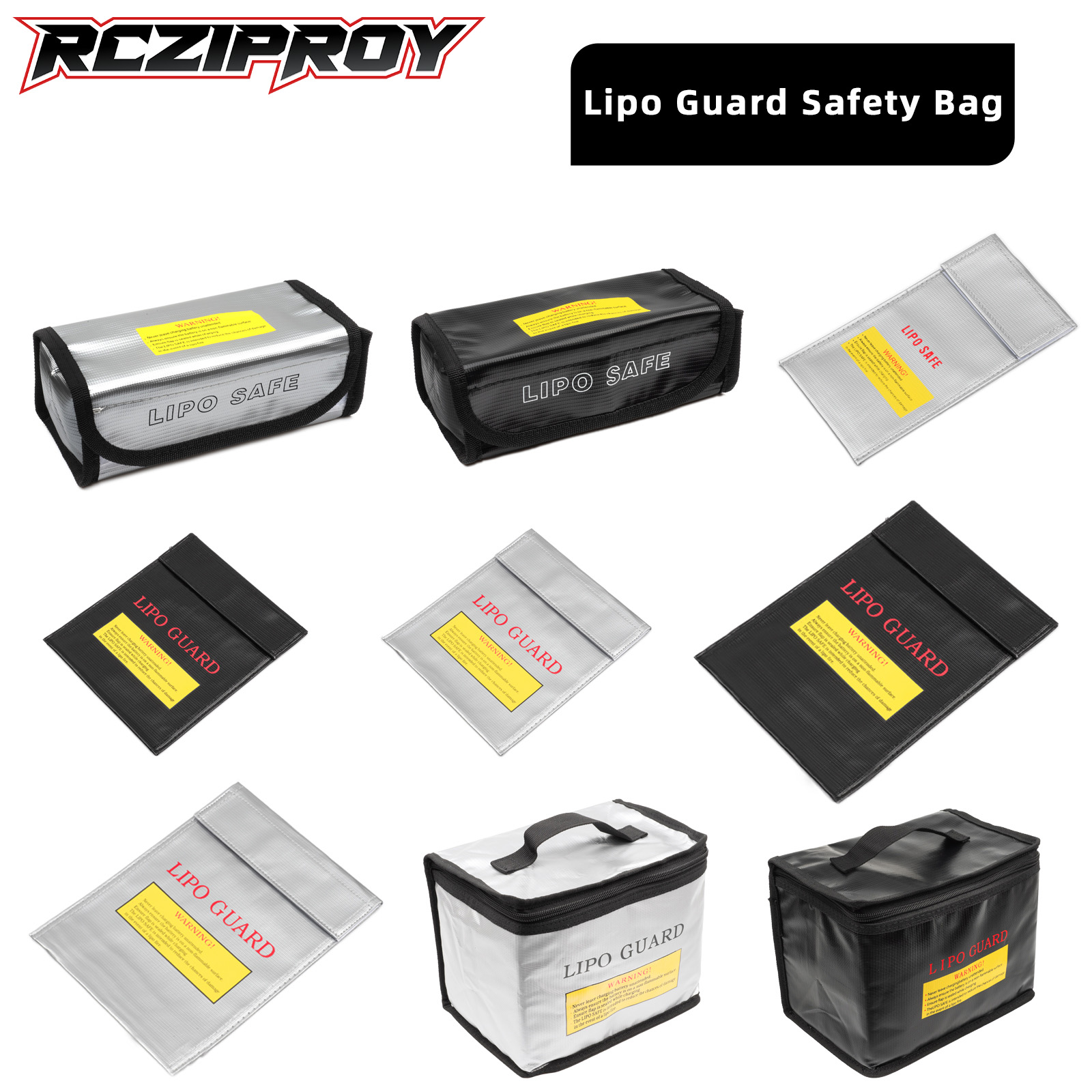 Drone Battery Bag - RCZIPROY Torba Ochronna na Baterie Lipo,