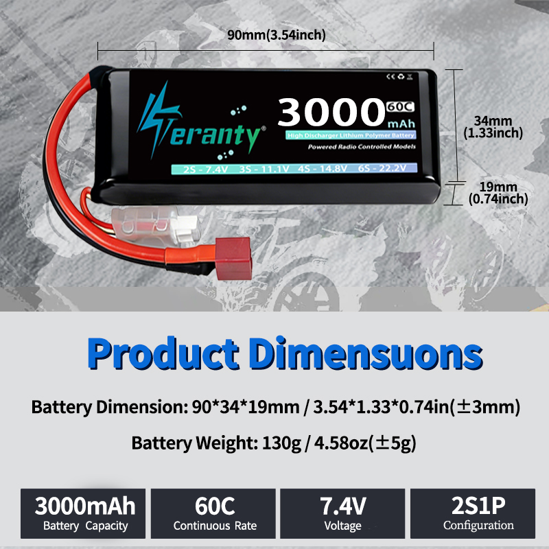 TERANTY 2S 3000mAh Bateria Lip – Drone Battery Plate recenzja i cena