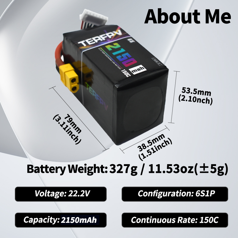 Akumulator Lipo TERFPV 6S 22.2 – Drone Battery 6S recenzja i cena