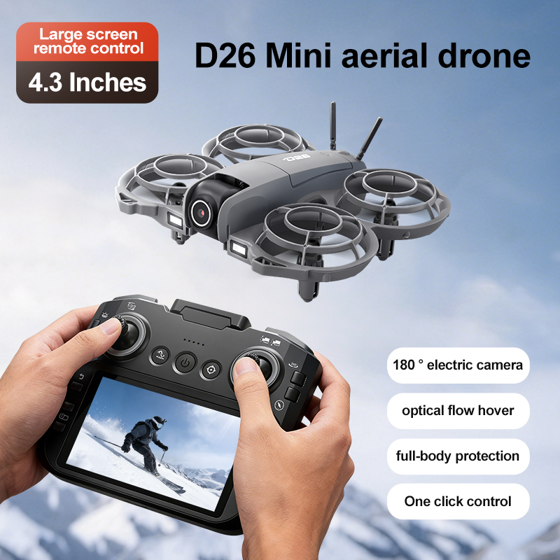 Dron D26 4K Aerial HD 180 °    – Drone Battery Case recenzja i cena