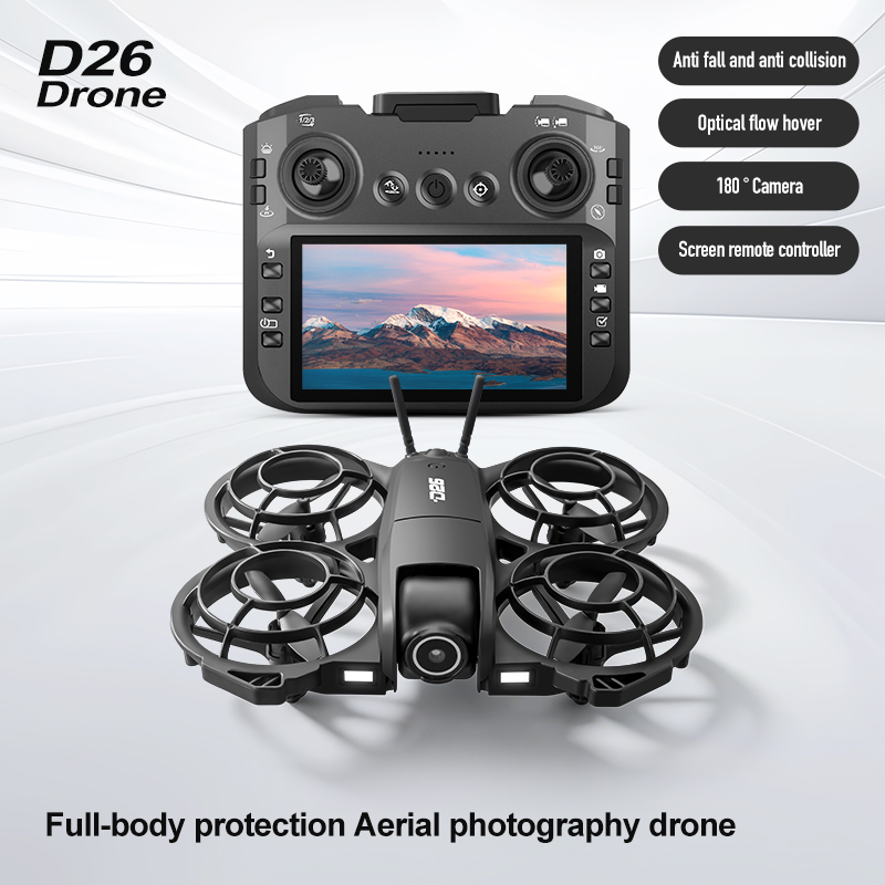 Dron D26 4K Aerial HD 180 °    – Drone Battery Case recenzja i cena